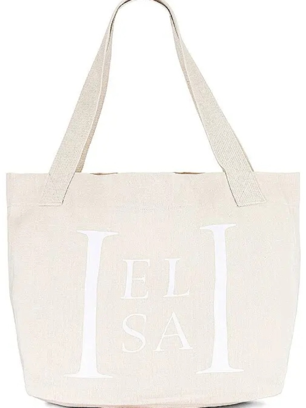 *FIRM PRICE* NWOT - Helsa Logo Large Tote Shoulder Bag 100% Hemp